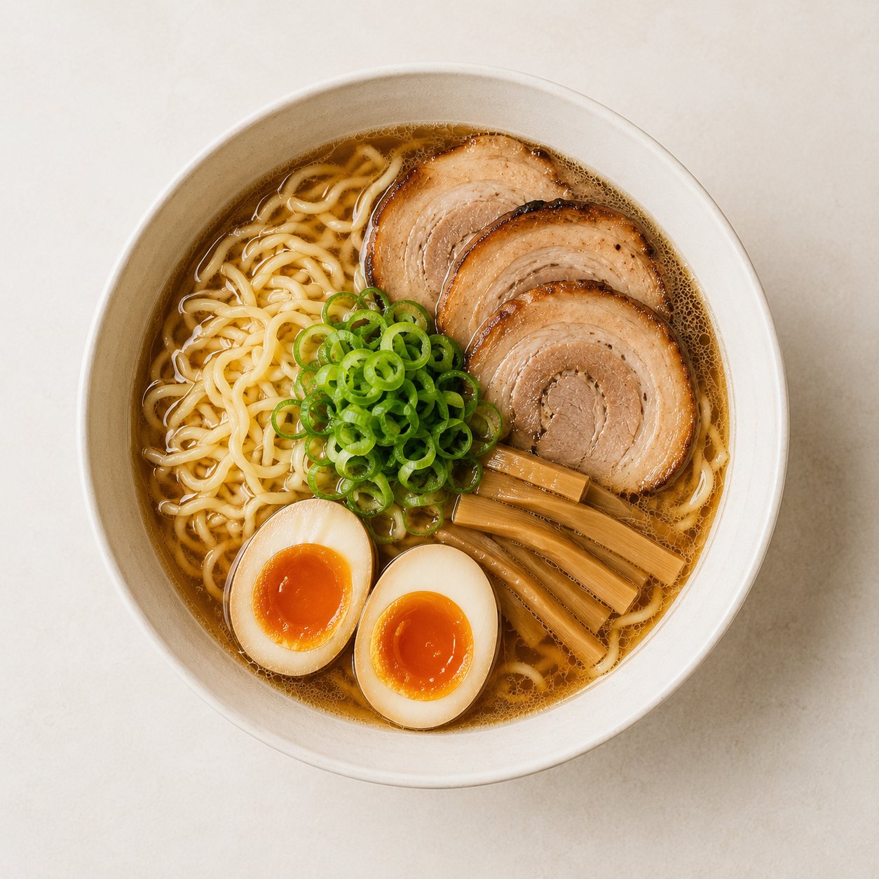 Miska ramenu tonkotsu s vejcem a chashu