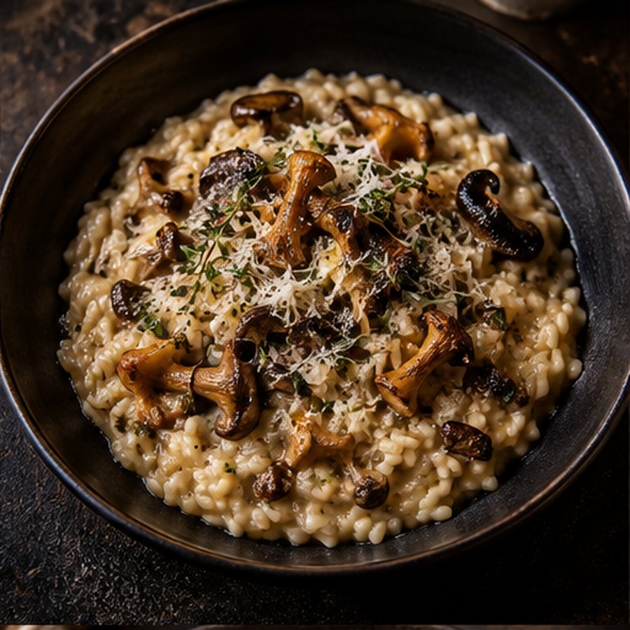 Risotto s hříbky