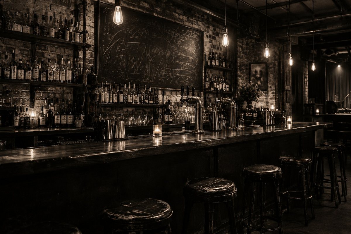 Bar klubové scény Suterén