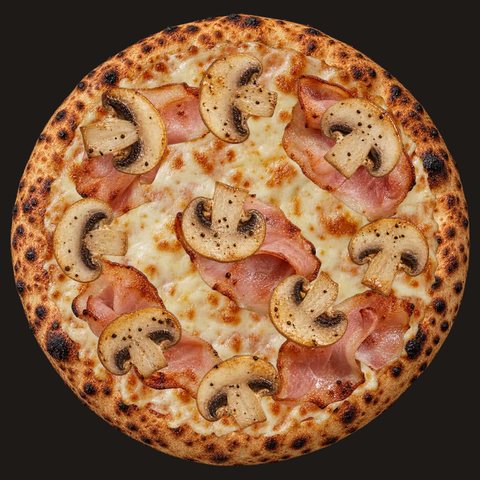 Prosciutto e funghi