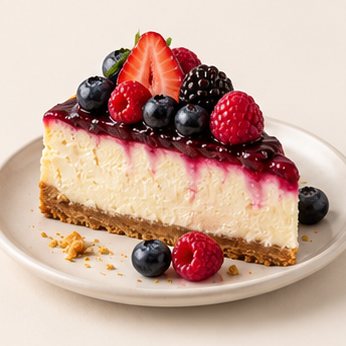 Cheesecake s lesním ovocem