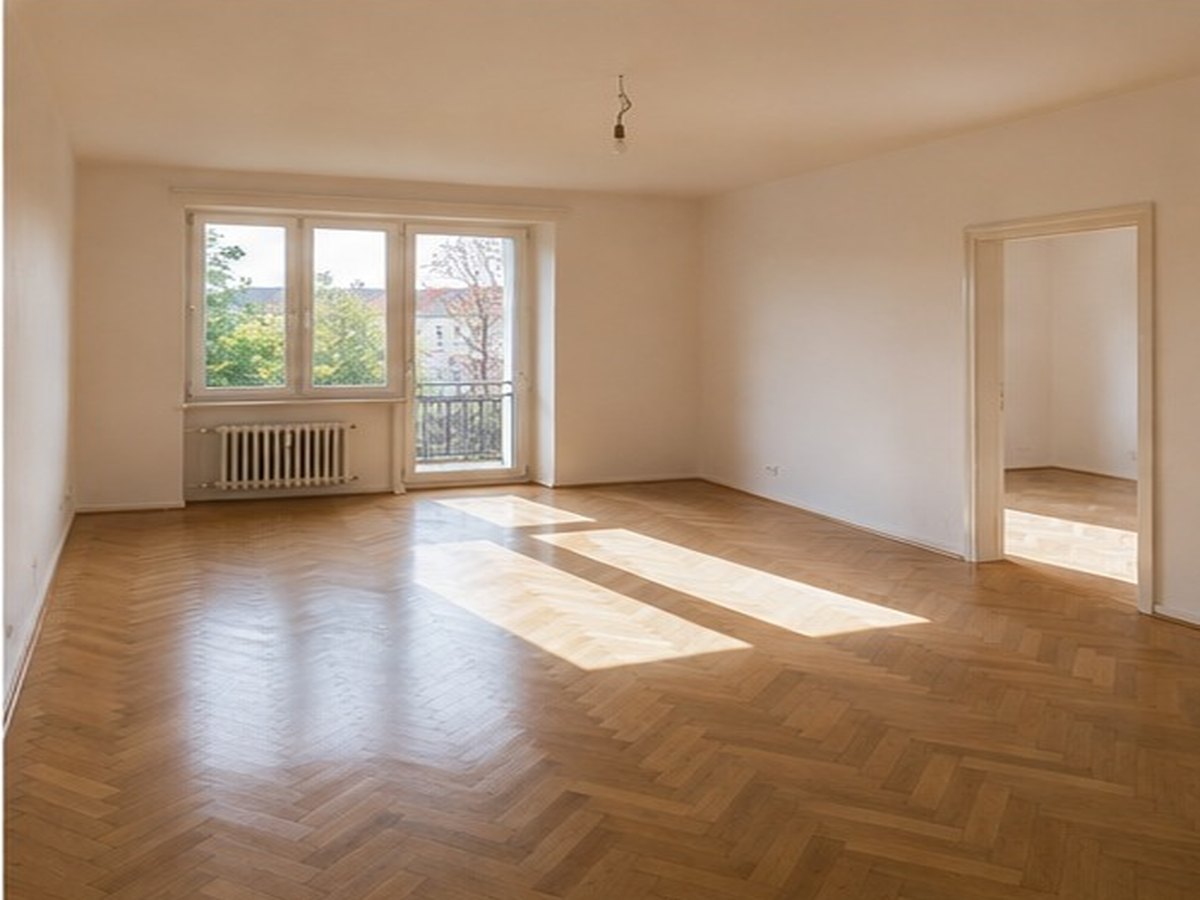Prázdný vyklizený byt po stěhování