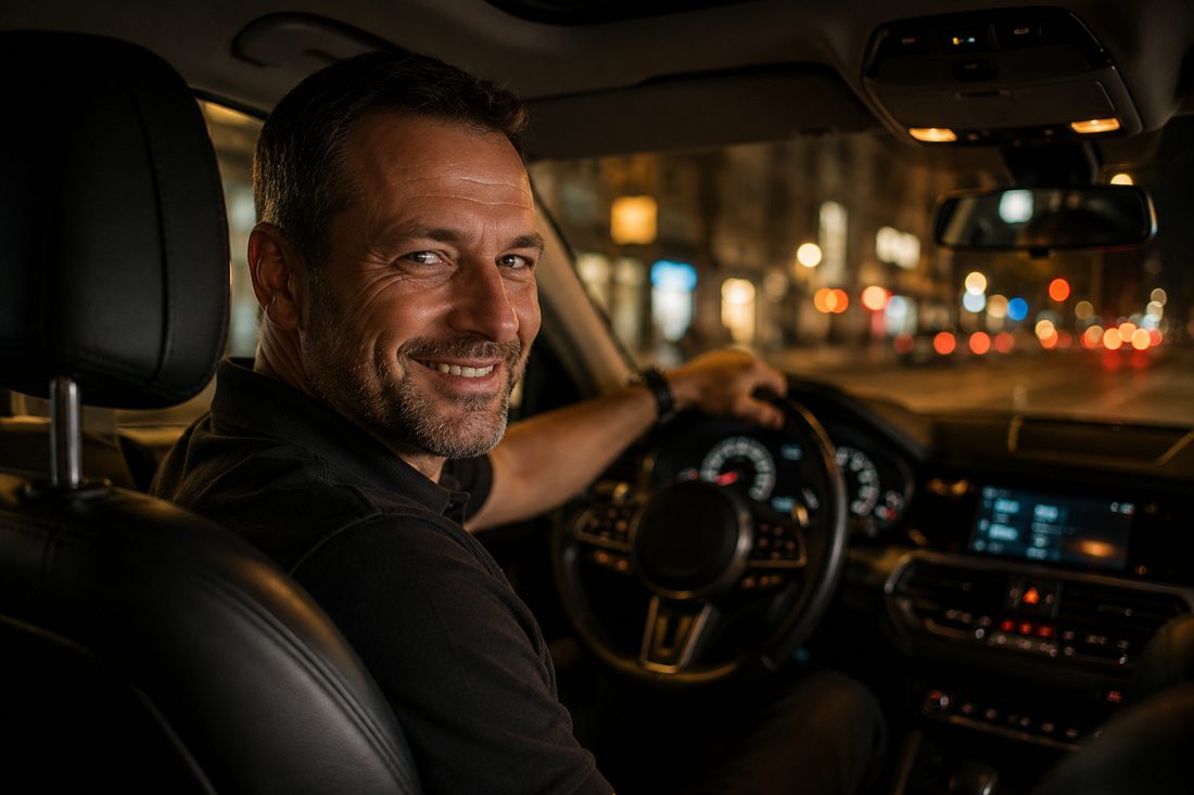 Řidič JEDU taxi