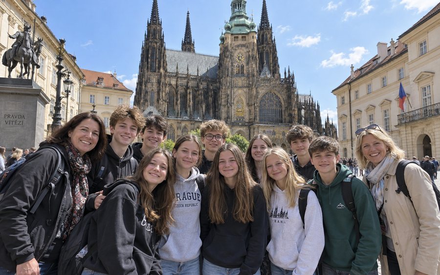 Žáci deváté třídy na exkurzi v Praze