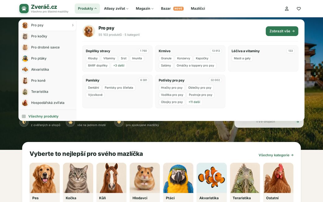 Rozbalovací menu s obrázky