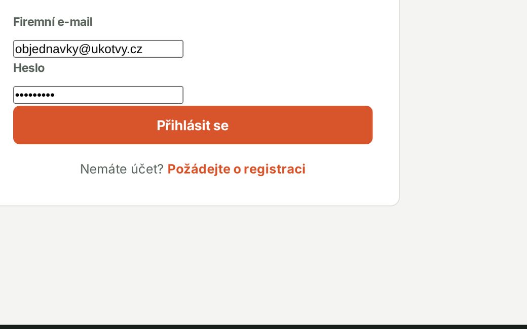 Velkoobchodní ceny po přihlášení