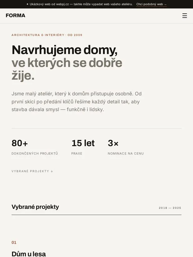 Ukázka na tabletu