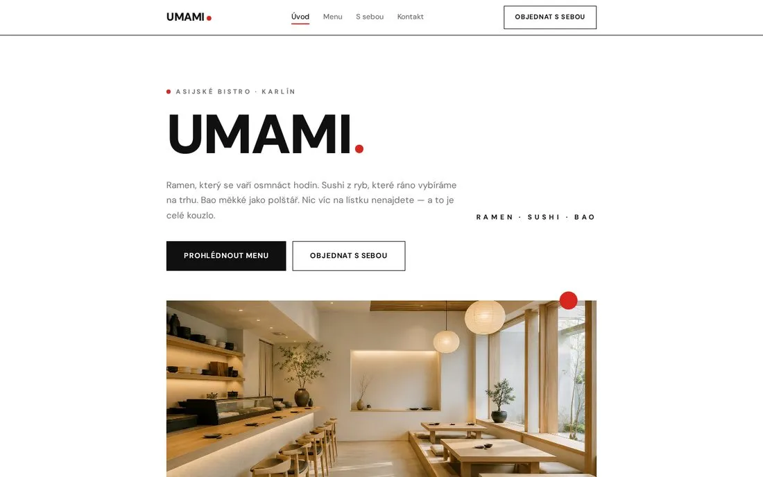 UMAMI — asijské bistro