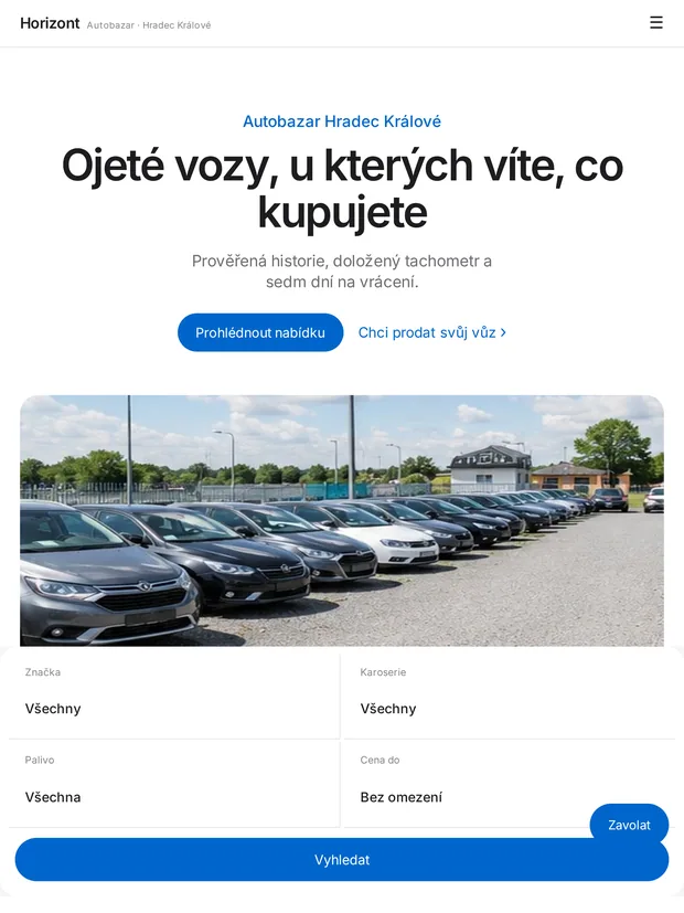 Ukázka na tabletu