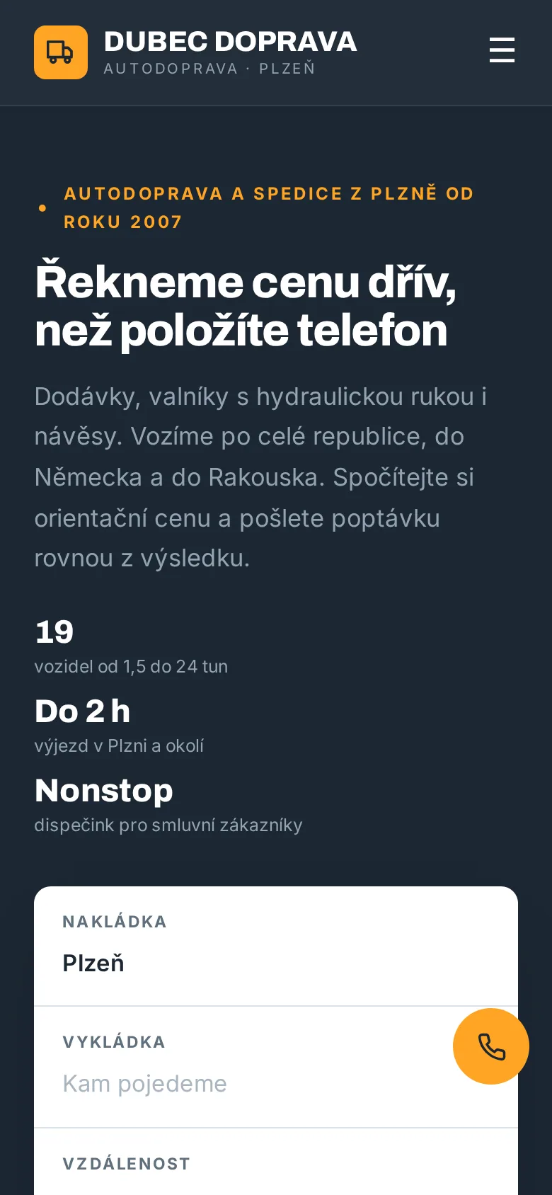 Ukázka na mobilu