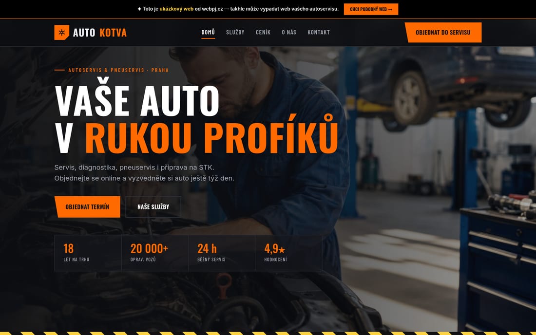 Ukázka na počítači