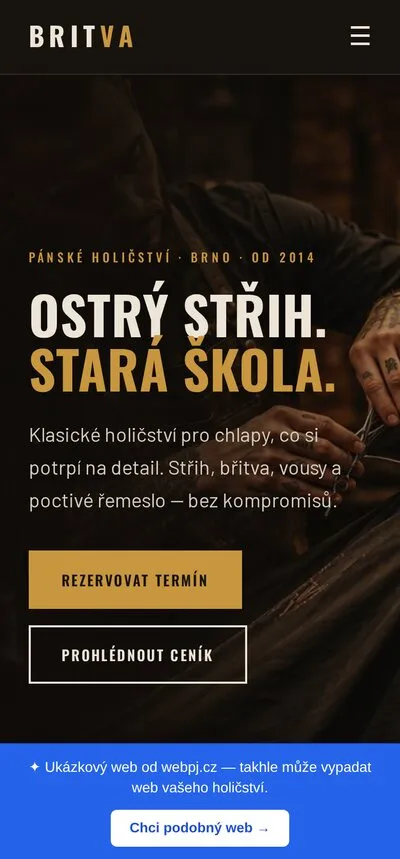 Ukázka na mobilu
