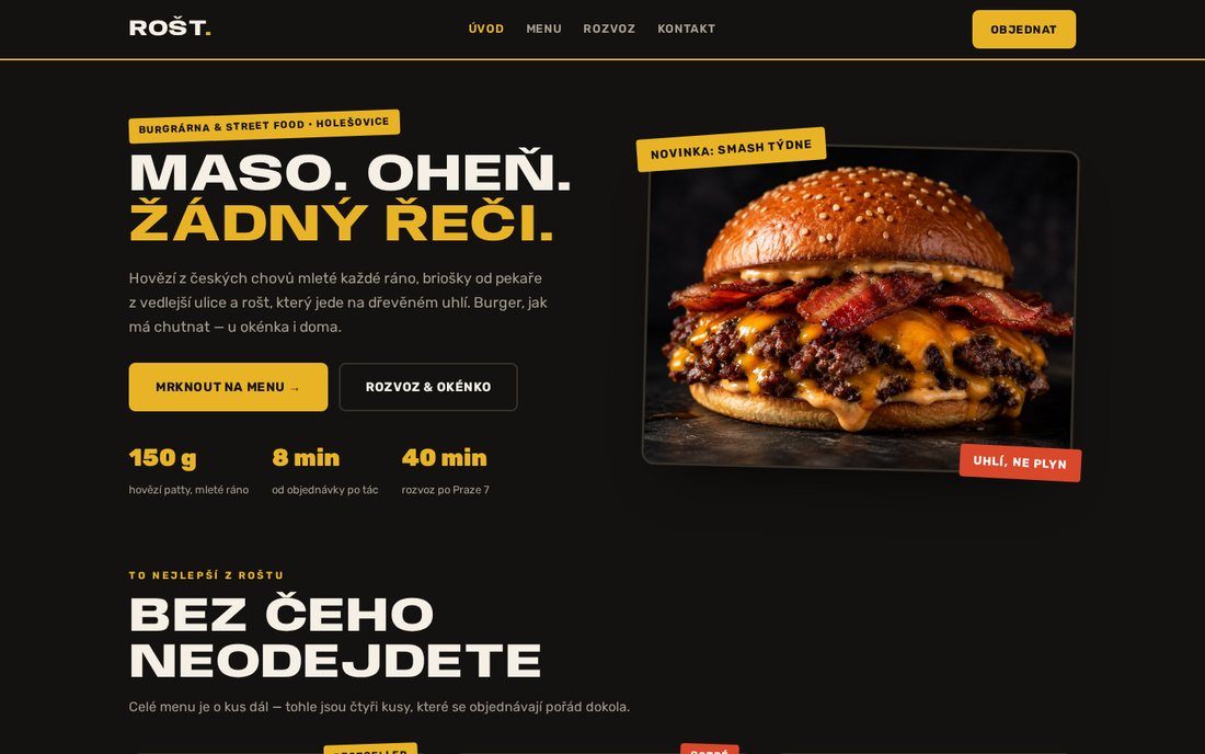 ROŠT — burgrárna & street food