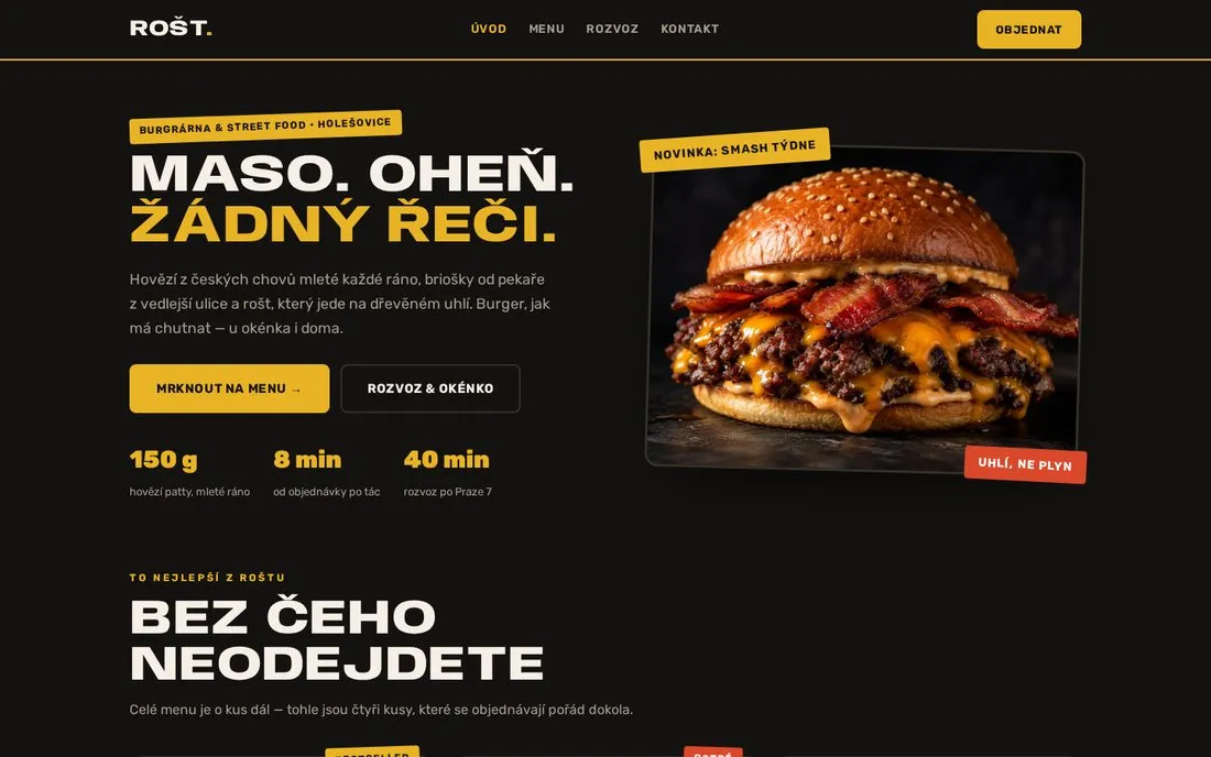 ROŠT — burgrárna & street food