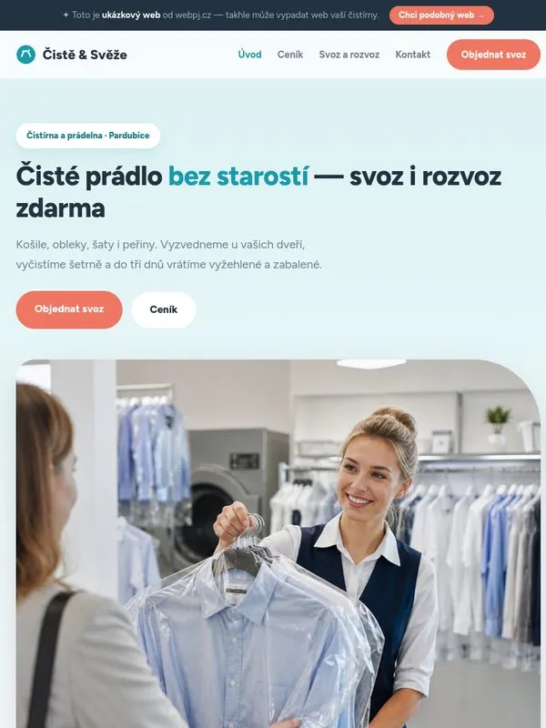 Ukázka na tabletu