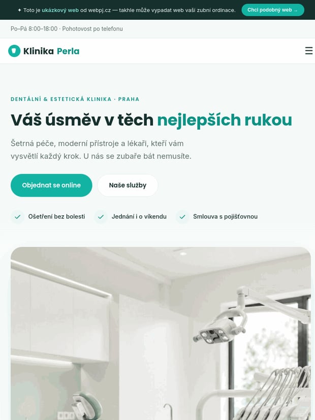 Ukázka na tabletu