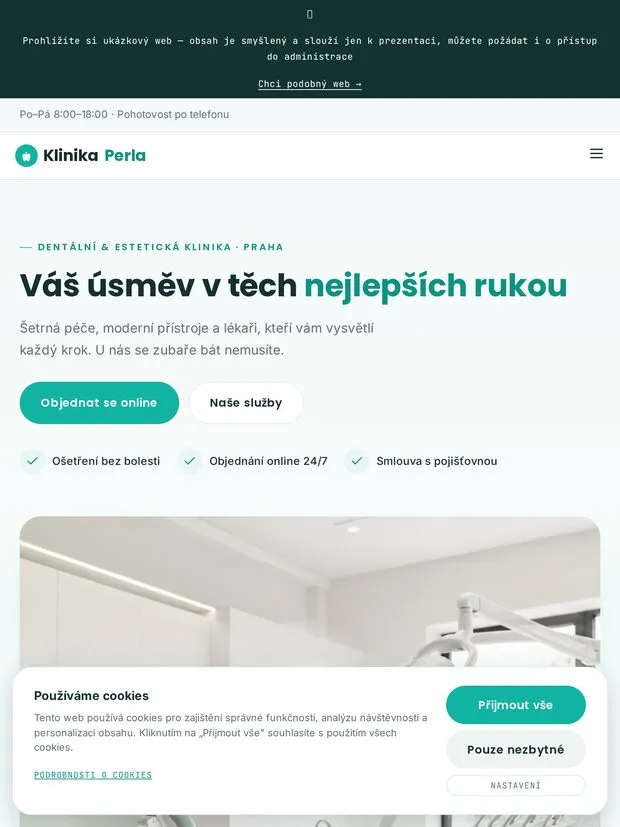Ukázka na tabletu