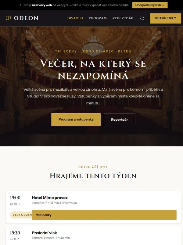 Ukázka na tabletu
