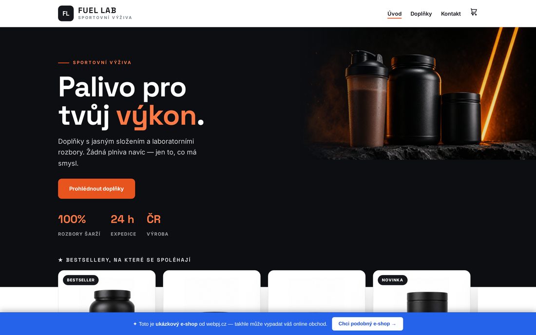 FUEL LAB — sportovní výživa