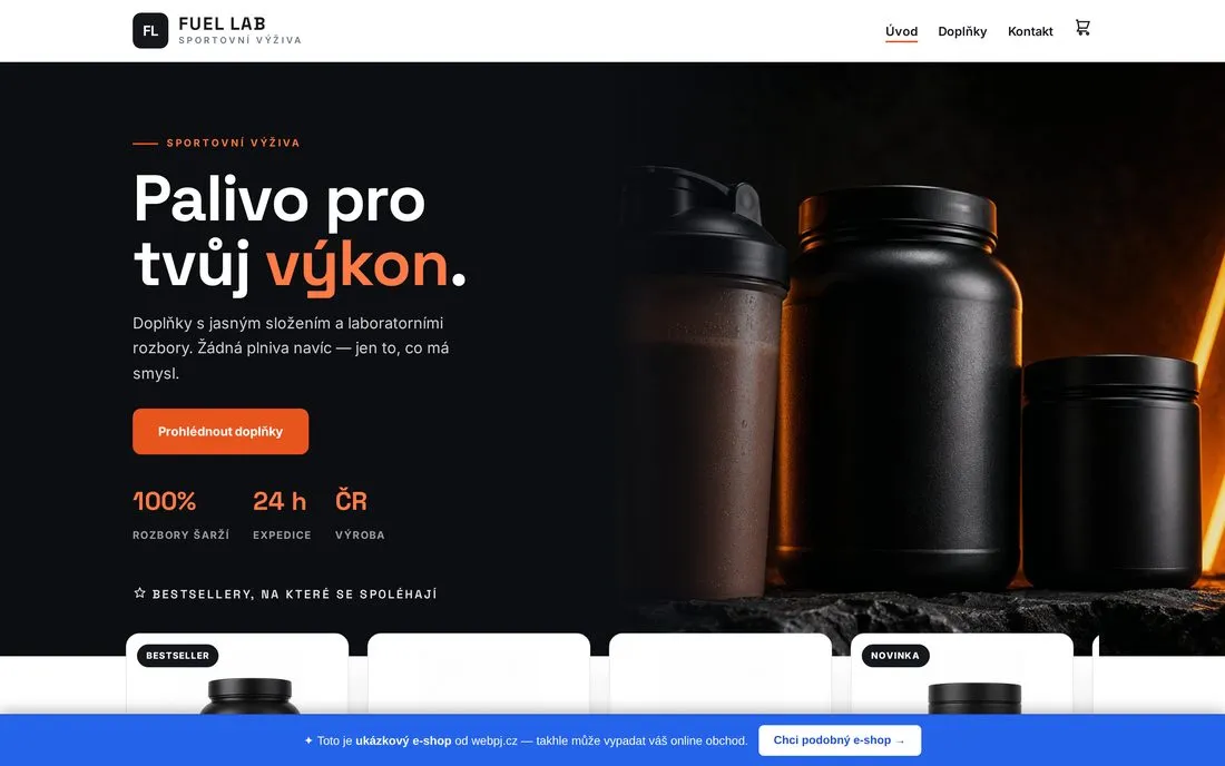 FUEL LAB — sportovní výživa