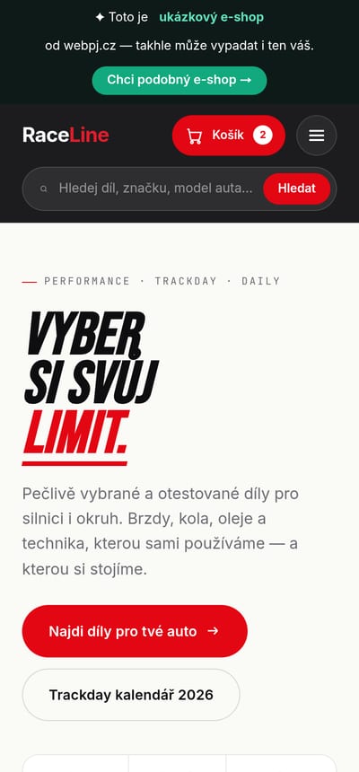 Ukázka na mobilu