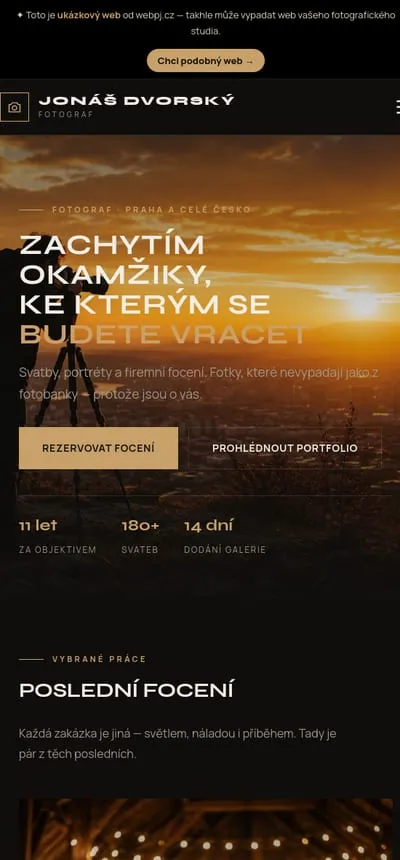 Ukázka na mobilu