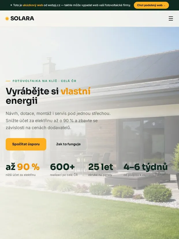 Ukázka na tabletu