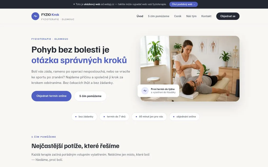 Ukázka na počítači