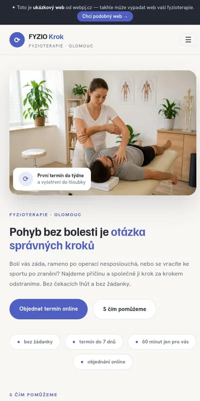 Ukázka na mobilu