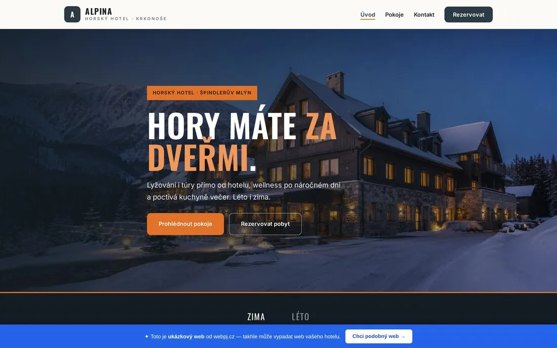 ALPINA — horský hotel