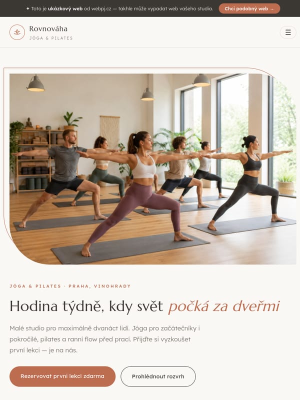 Ukázka na tabletu