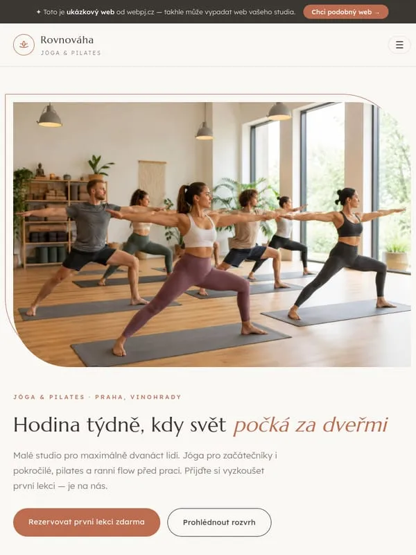 Ukázka na tabletu
