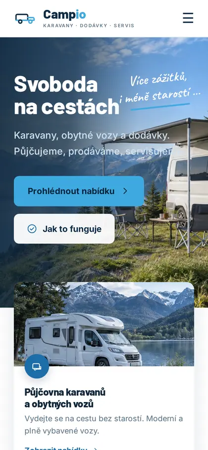 Ukázka na mobilu