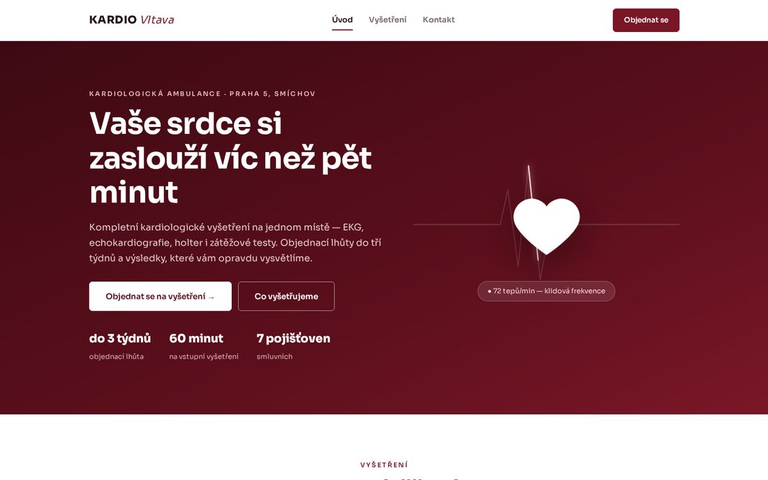 KARDIO Vltava — kardiologie