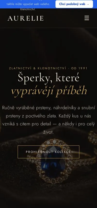 Ukázka na mobilu