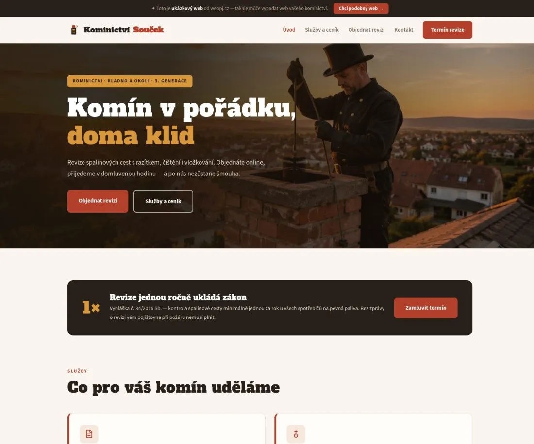 Ukázka na počítači