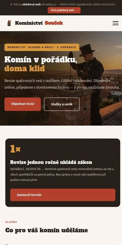 Ukázka na mobilu