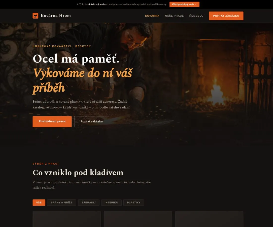 Ukázka na počítači