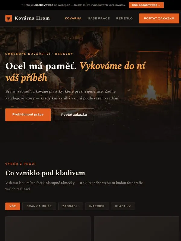 Ukázka na tabletu