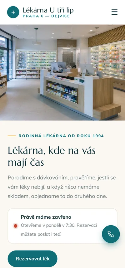 Ukázka na mobilu