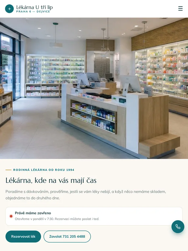 Ukázka na tabletu