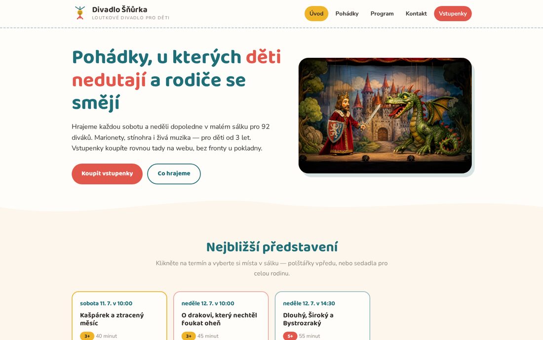 Divadlo Šňůrka — loutkové divadlo
