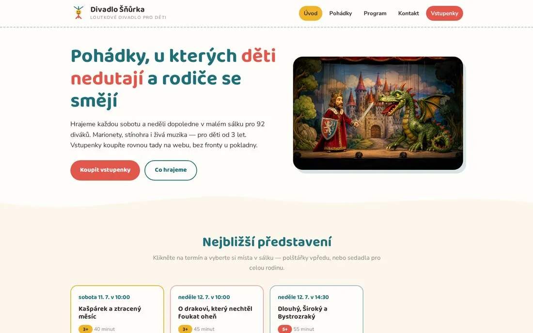 Divadlo Šňůrka — loutkové divadlo