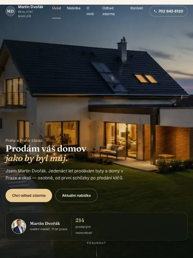 Ukázka na tabletu