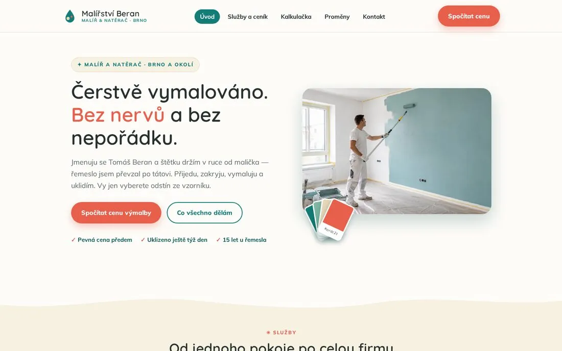 Malířství Beran — malíř pokojů