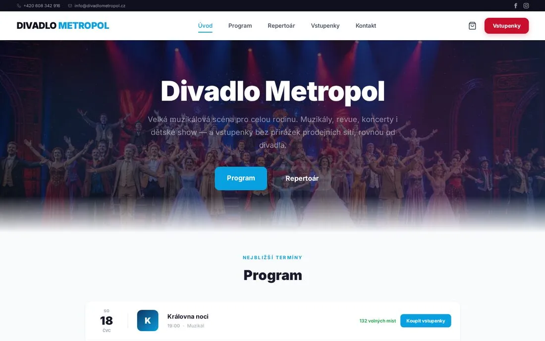 Divadlo METROPOL — velká scéna