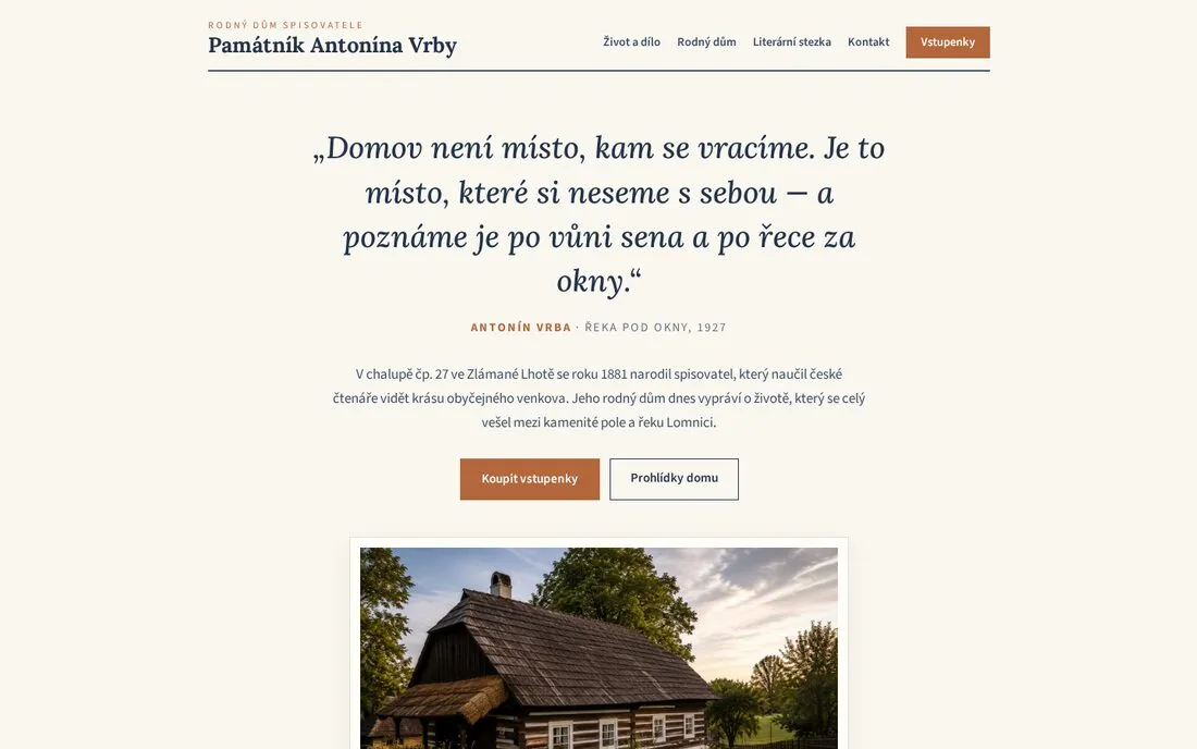 Památník Antonína Vrby