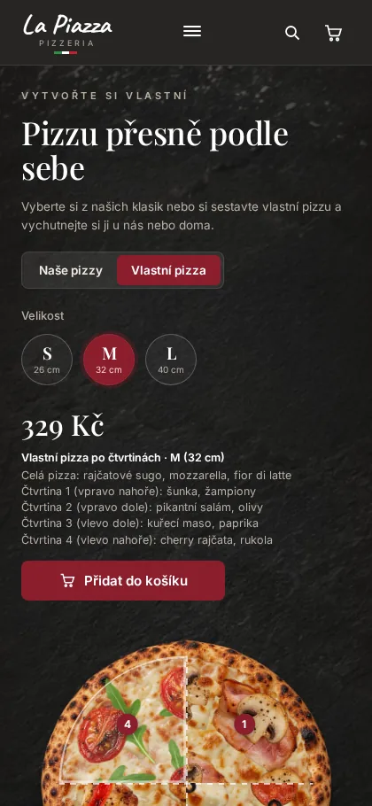 Ukázka na mobilu