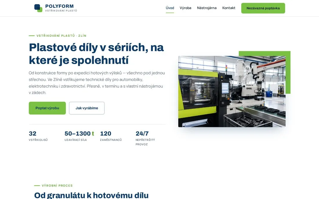 POLYFORM — vstřikování plastů