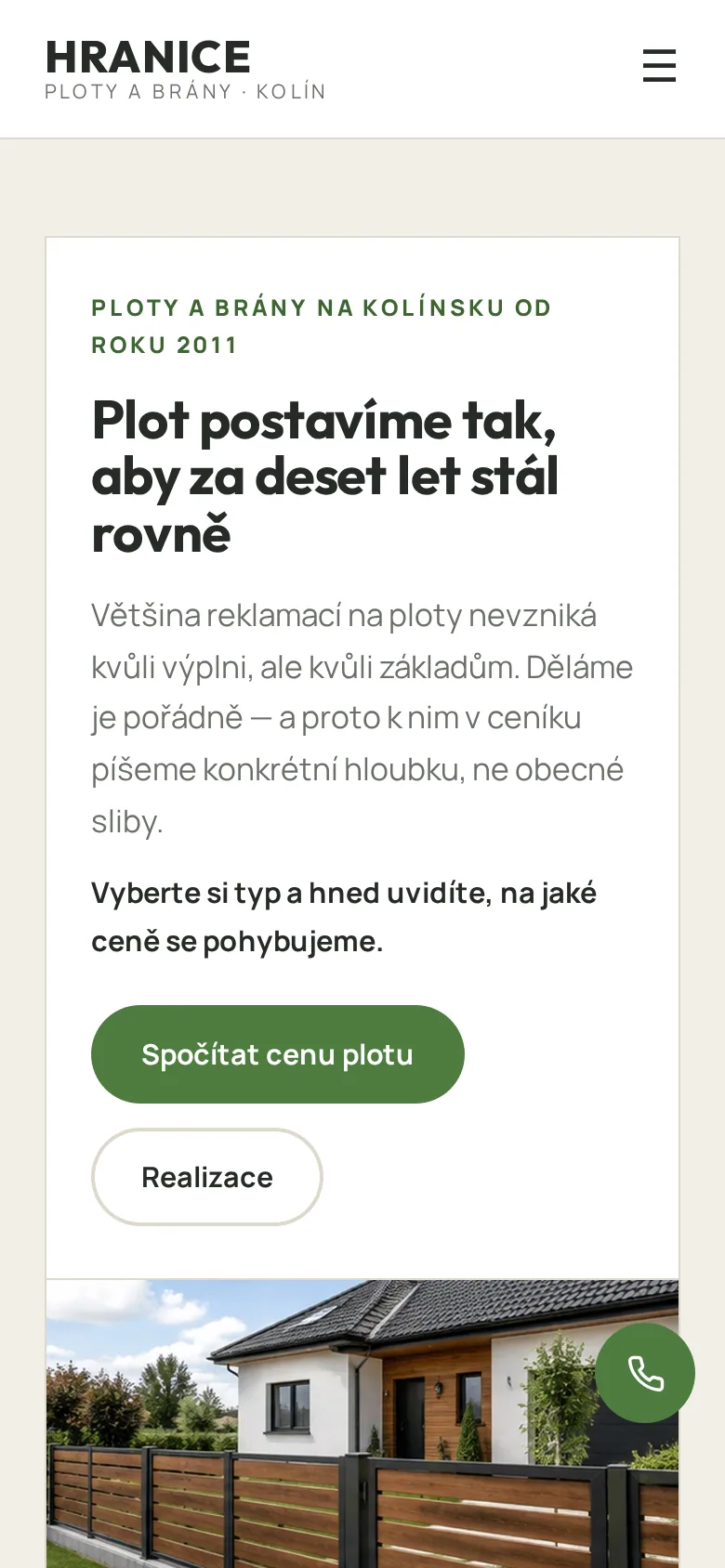 Ukázka na mobilu